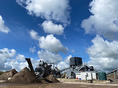Natural Sand And Gravel Processing Plant