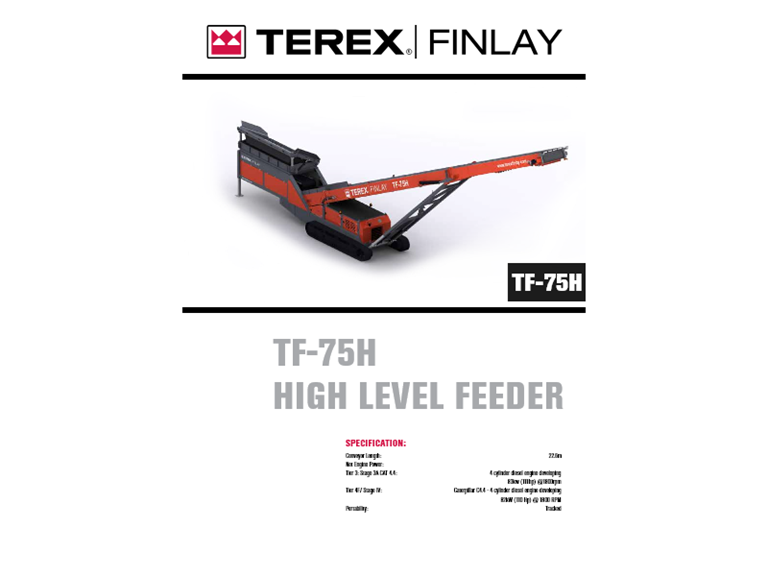 Terex Finlay TF-7H high level feeder