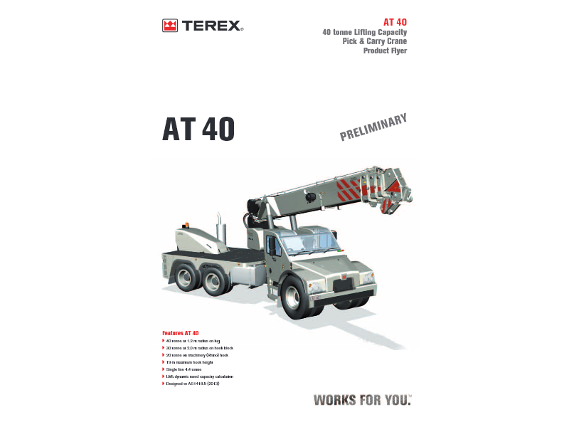 AT 40 metric product flyer (en)