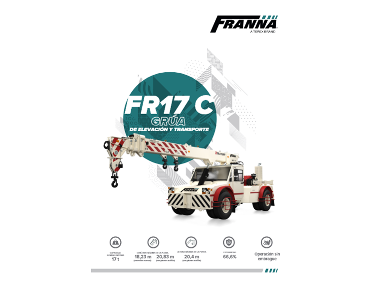 Franna_FR17C_Tech Spec_8 Pages_ESP(Web)_5f1ed550-66d9-4542-b424-2a581a4d36c8