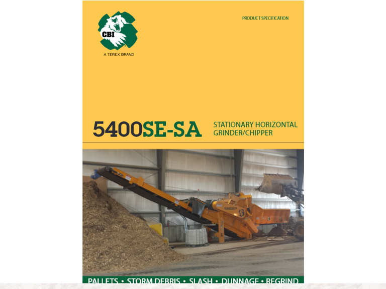 5400SE-SA Horizontal Grinder Brochure
