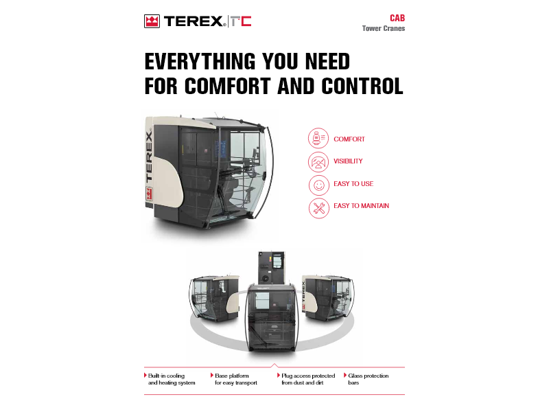 Tower Cranes Cabin Flyer