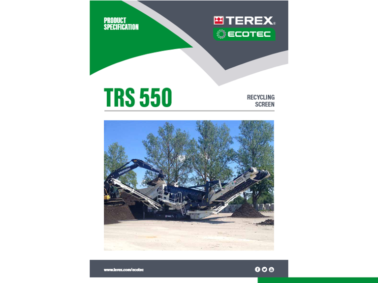 TRS 550 Recycling Screen Brochure
