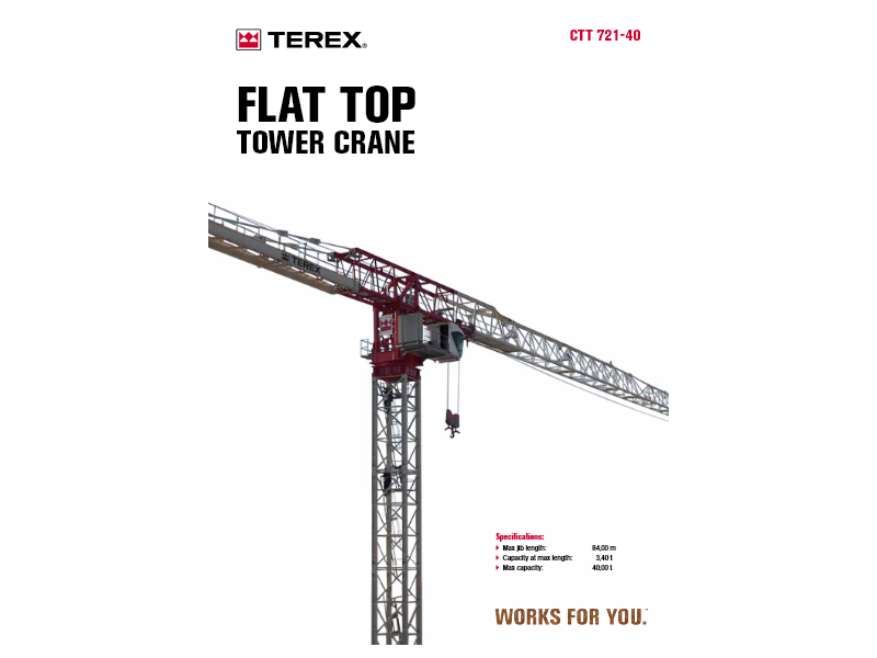 CTT 721-40 metric datasheet (en, it, de, fr, es, pt, ru)