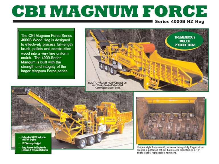 4000B Portable Grinder Brochure