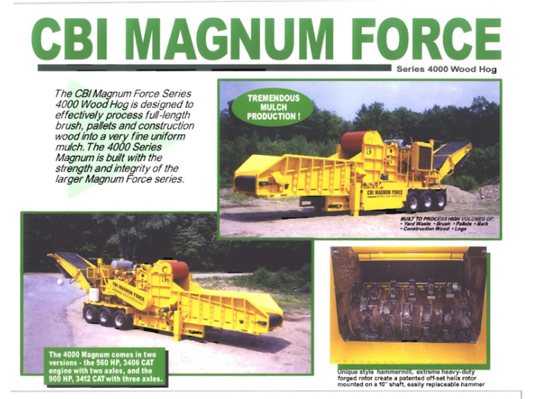 4000A Portable Grinder Brochure