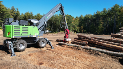 TH3 Tree Handler Unlocks Efficiency with the VOSCH Grapple Saw