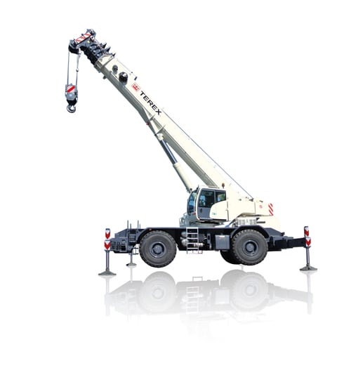 Terex Quadstar 1075L rough terrain crane
