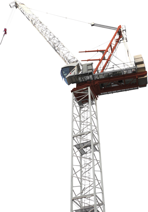 Terex CTL 140-10 luffing jib tower crane primary image