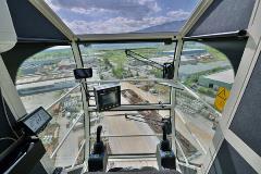 Inside the cab of the CTL 1600-66