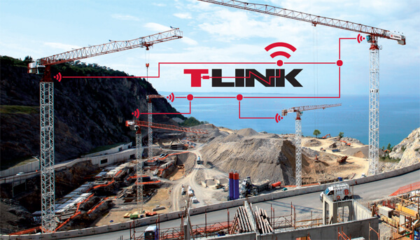 Tower Cranes connected by T-Link