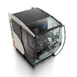 Top of tower crane cabin