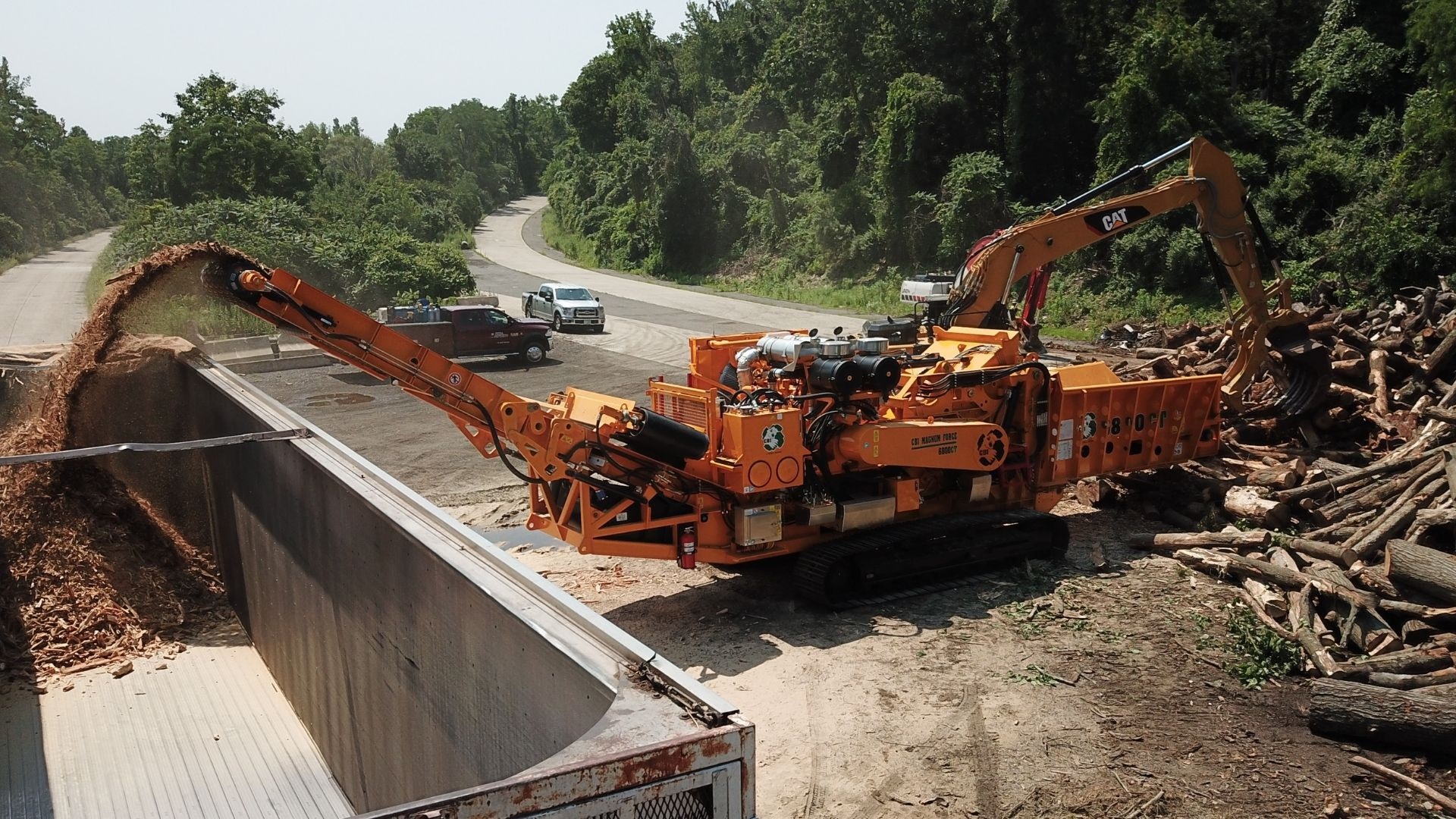 6800CT Horizontal Grinder Forestry