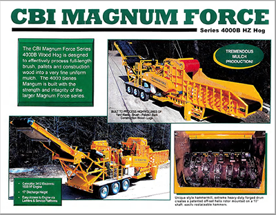 CBI Magnum Force Old Brochure 