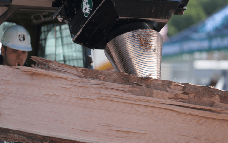 cbi log screw excavator attachment