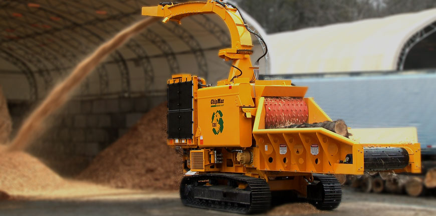 484vt tracked industrial wood chipper