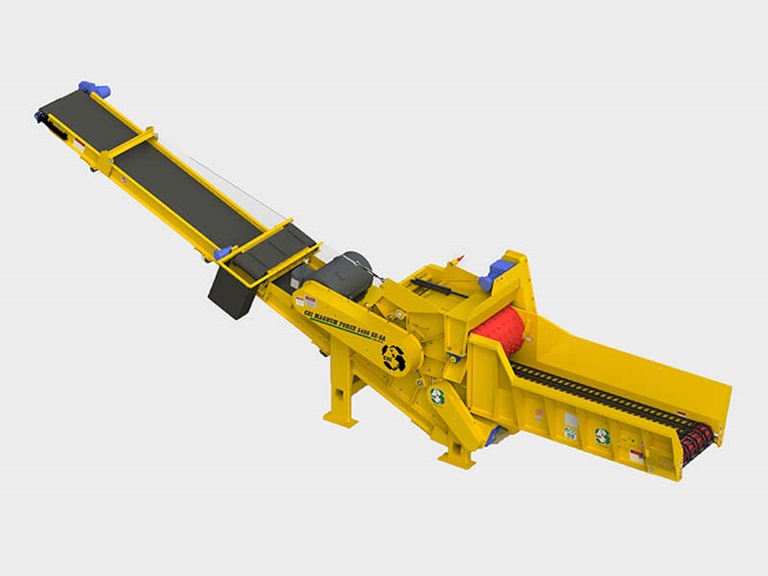 5400SE-SA Electric Horizontal Grinder left side