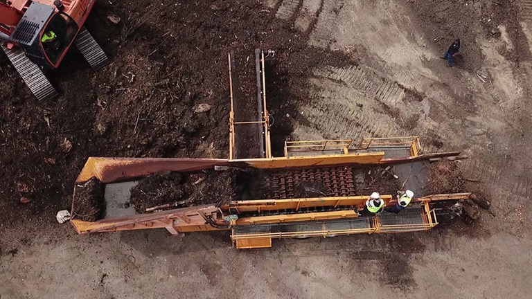 CBI portable dirt screener