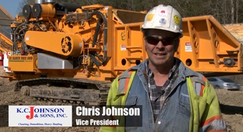 CBI grinder used as land clearing equipment