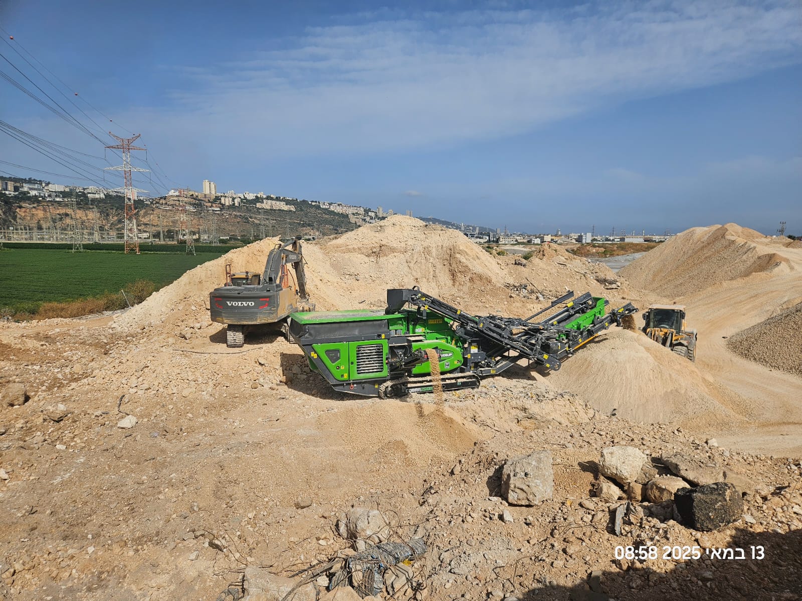 EvoQuip Cobra 290R impact crusher working in Israel EvoQuip Cobra 290R impact crusher working in Israel