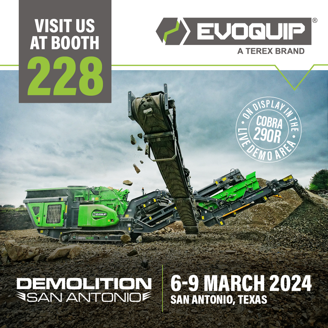 EvoQuip exhibit at Demolition San Antonio 2024