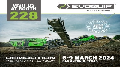 EvoQuip exhibit at Demolition San Antonio 2024