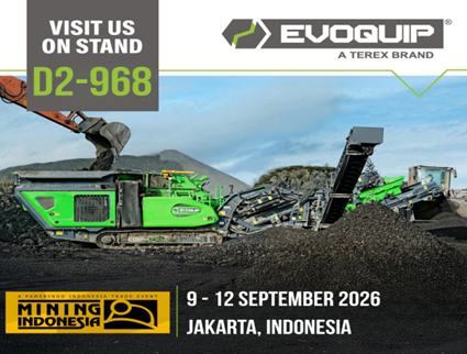 EvoQuip exhibit at Mining Indonesia 2026