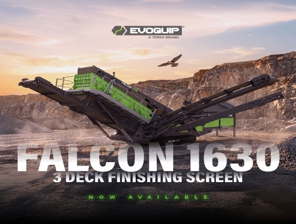 EvoQuip Falcon 1630 3 Deck Finishing Screen