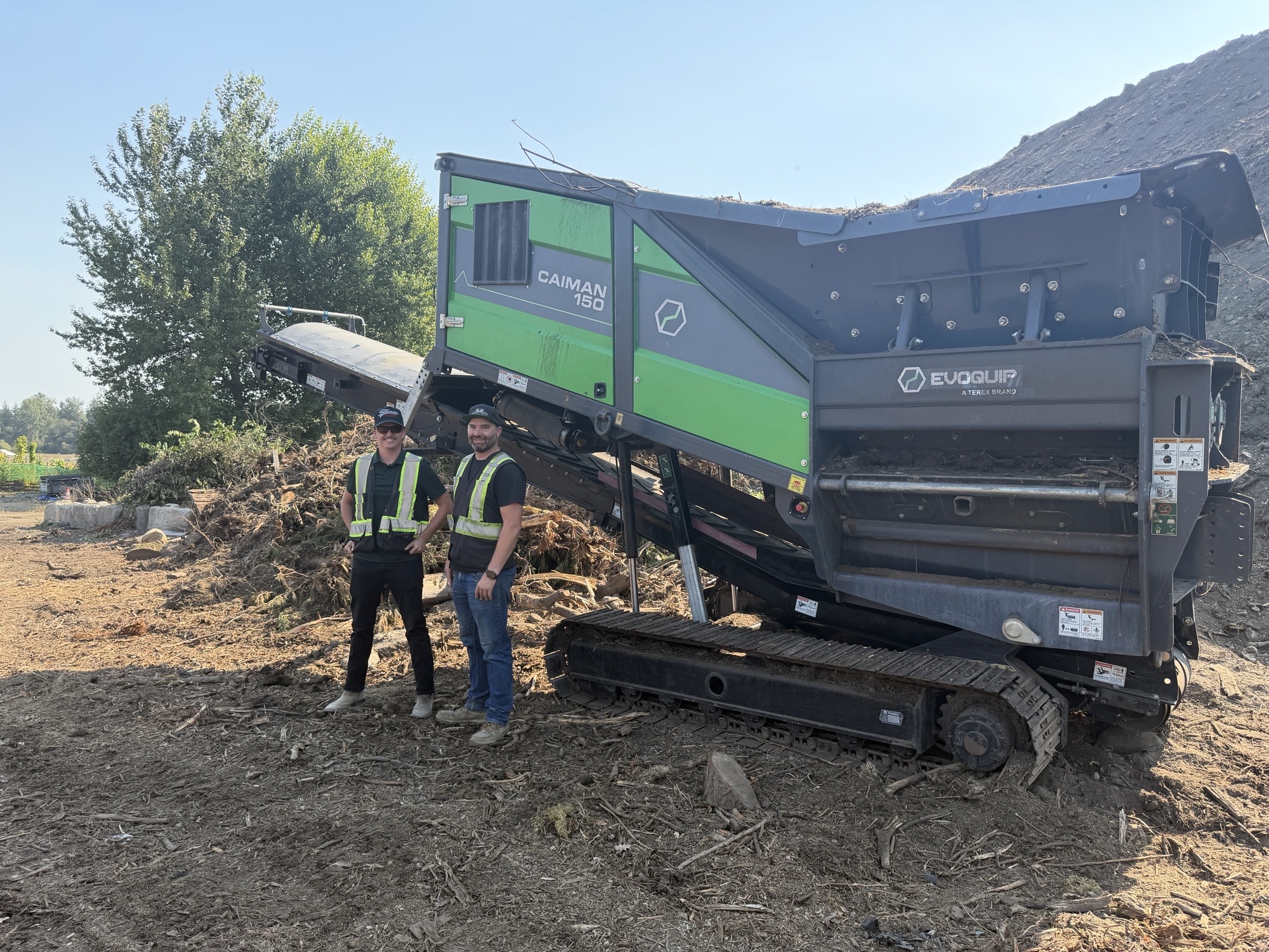 MICHELL EXCAVATING TURNS WASTE INTO VALUE WITH THE EVOQUIP CAIMAN 150