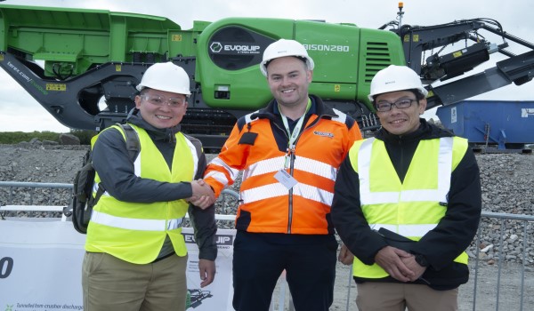 Fergal McKenna, EvoQuip along with Masashi Nakamura and Kenji Tajima, Kurimoto