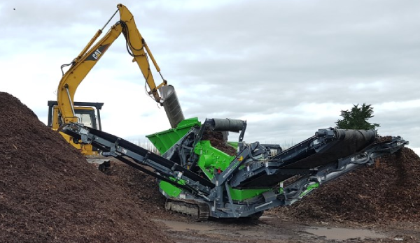 Scalping Screen Processing Compost