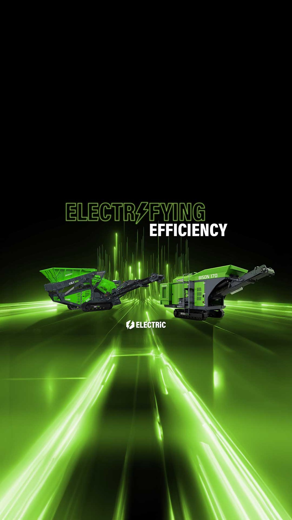 Electric Quarry Equipment Hero