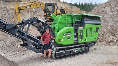 100th EvoQuip Cobra Impact Crusher