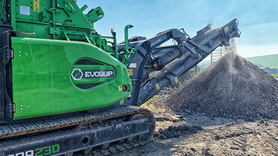 Cobra 230 Crusher being Used on UK Roads