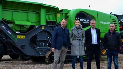 EWPA in Poland infront of EvoQuip Crusher