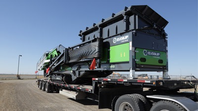 Falcon Screener on Back of Truck