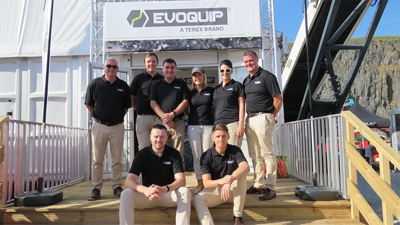 EvoQuip Sales Team at Exhibition