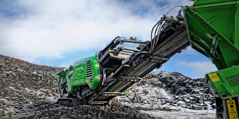 Bison Jaw Crusher in Kilrea, Ireland