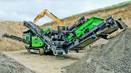 cobra 230R Processing Materials in Quarry