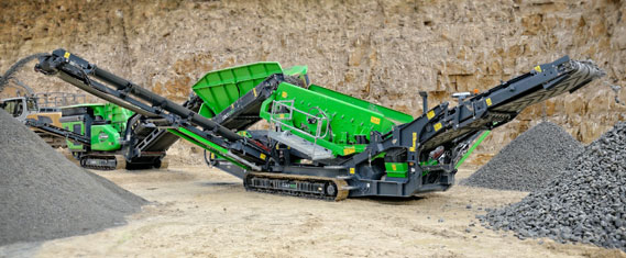 Colt 1000 Screening Machine Working in UK