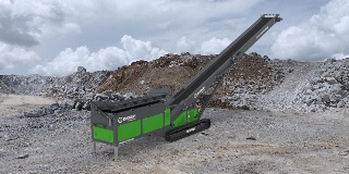 High Level Conveyor in a quarry