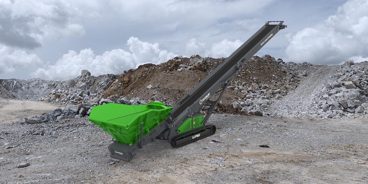 Low Level Conveyor in a quarry