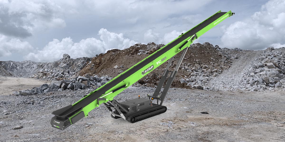 Tracked Conveyor in quarry