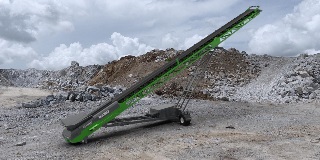 Radial Conveyor in quarry