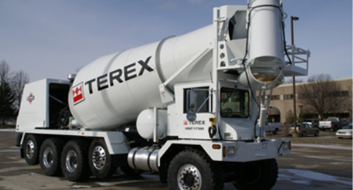 Terex advance concrete mixer truck