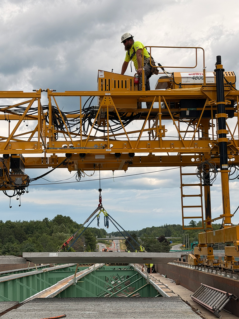 Concrete Slab Being Transported Using Bid-Well MT-1