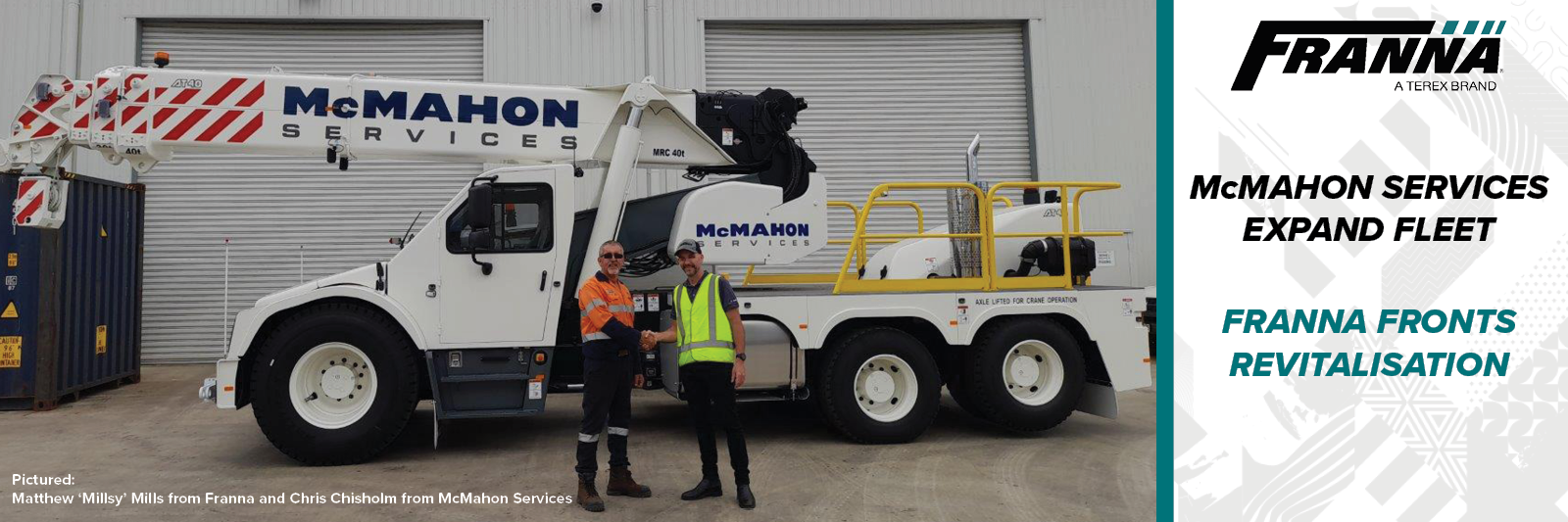 McMahon Fleet expansion Franna AT40  