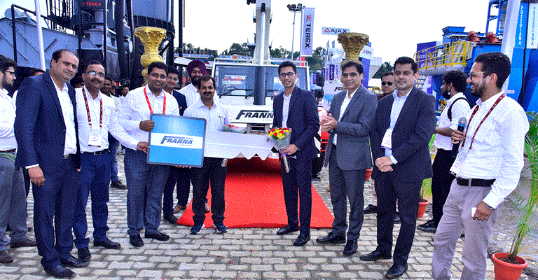 Franna Launches FR 17 at Excon 2022 in India