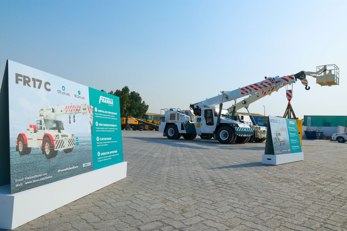 Franna Crane At Show