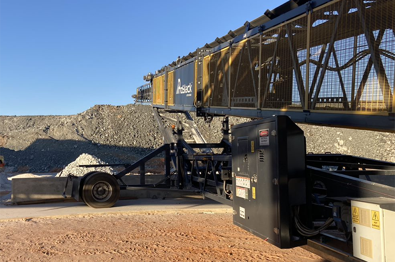 Telescopic Conveyor Stockpiling